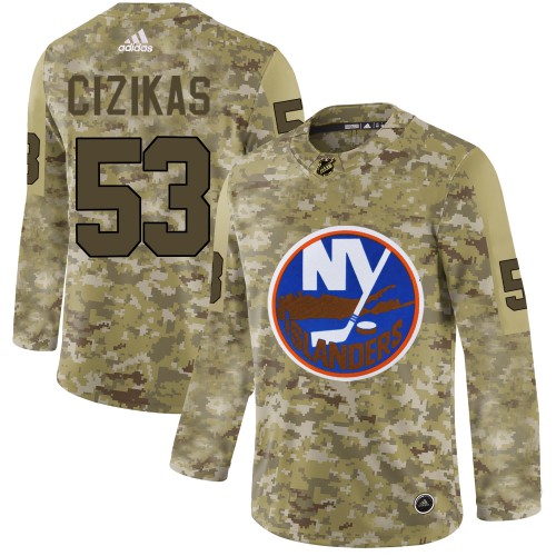 Adidas New York Islanders #53 Casey Cizikas Camo Authentic Stitched Jersey Men's