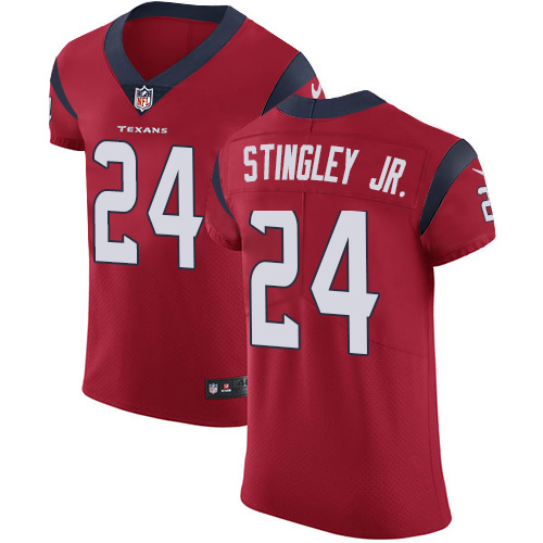 Texans #24 Derek Stingley Jr. Red Alternate Men's Stitched New Elite Jersey