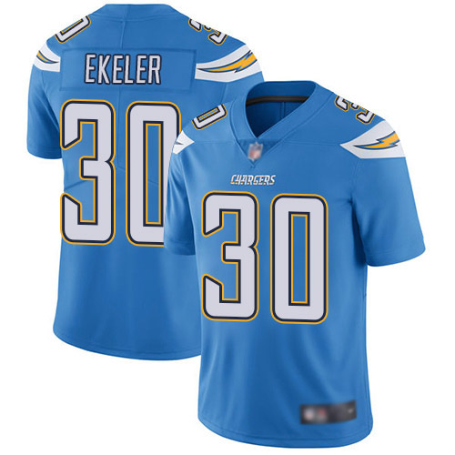Chargers #30 Austin Ekeler Electric Blue Alternate Youth Stitched Vapor Untouchable Limited Jersey