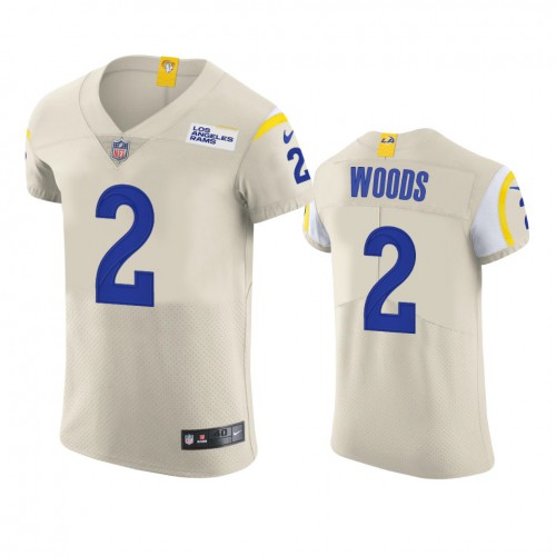 Los Angeles Los Angeles Rams #2 Robert Woods Men's Vapor Elite Player Jersey - Bone Men's
