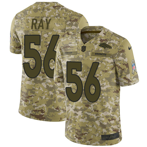 Denver Broncos #56 Shane Ray Camo Youth Stitched Limited 2018 Salute to Service Jersey Youth