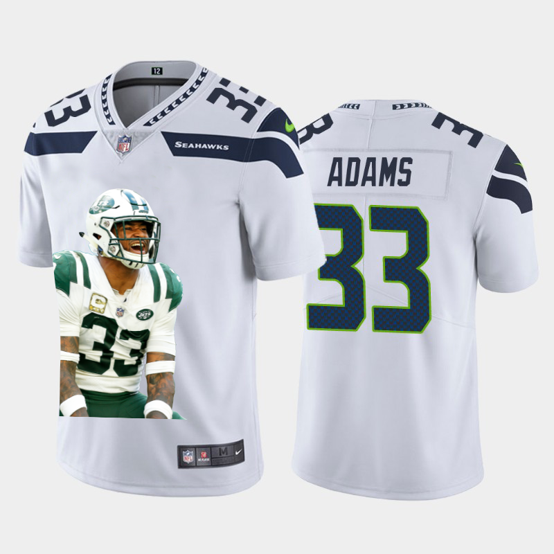 Seattle Seahawks #33 Jamal Adams Team Hero 1 Vapor Limited 100 Jersey White