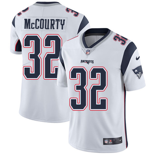 Patriots #32 Devin McCourty White Youth Stitched Vapor Untouchable Limited Jersey