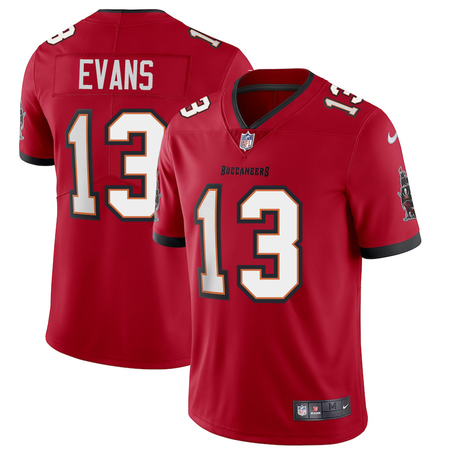 Tampa Bay Buccaneers #13 Mike Evans Men's Red Vapor Limited Jersey