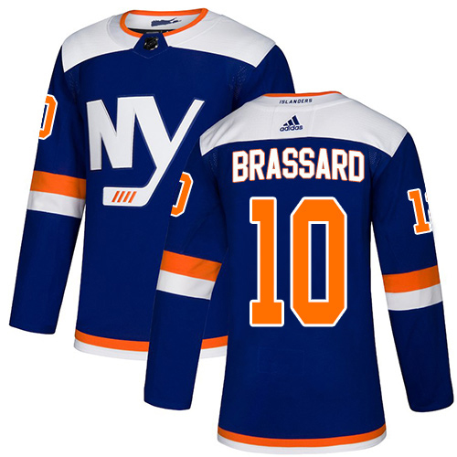 Adidas New York Islanders #10 Derek Brassard Blue Alternate Authentic Stitched Youth Jersey Youth