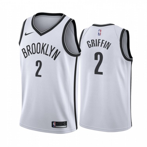 Brooklyn Nets #2 Blake Griffin White Swingman Association Edition Jersey Mens