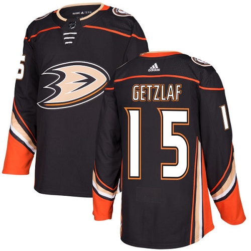 Adidas Anaheim Ducks #15 Ryan Getzlaf Black Home Authentic Stitched Jersey Men's