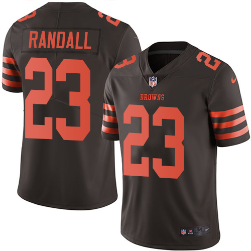 Cleveland Browns #23 Damarious Randall Brown Men's Stitched Limited Rush Jersey Men's