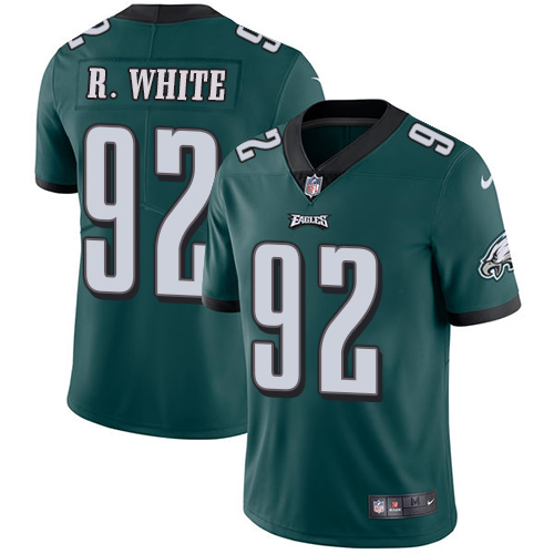 Philadelphia Eagles #92 Reggie White Midnight Green Team Color Men's Stitched Vapor Untouchable Limited Jersey Men's