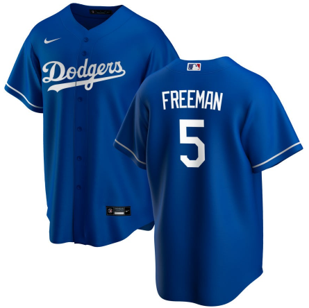 Men's Youth Women's Los Angeles Dodgers #5 Freddie Freeman Royal Jersey