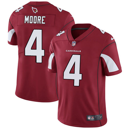Cardinals #4 Rondale Moore Red Team Color Men's Stitched Vapor Untouchable Limited Jersey