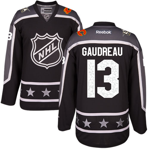 Calgary Flames #13 Johnny Gaudreau Black 2017 All-Star Pacific Division Stitched Youth Jersey Youth