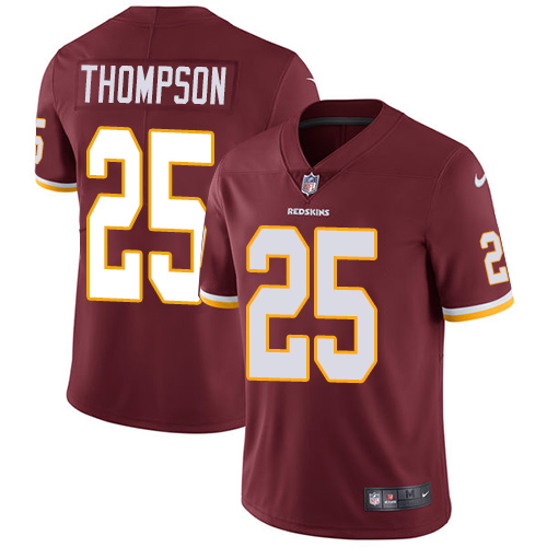 Washington Commanders #25 Chris Thompson Burgundy Red Team Color Youth Stitched Vapor Untouchable Limited Jersey Youth