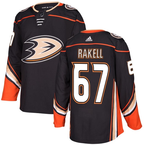 Adidas Anaheim Ducks #67 Rickard Rakell Black Home Authentic Youth Stitched Jersey Youth