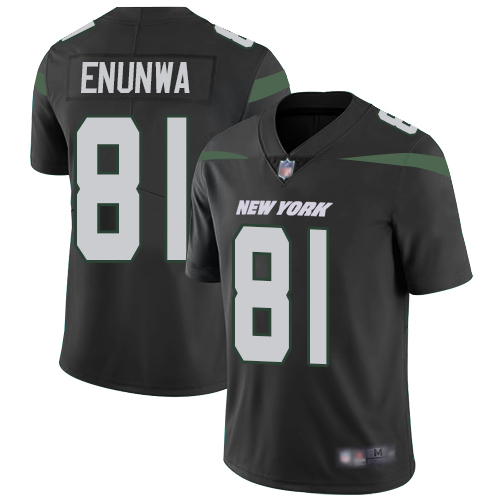 New York Jets #81 Quincy Enunwa Black Alternate Youth Stitched Vapor Untouchable Limited Jersey Youth