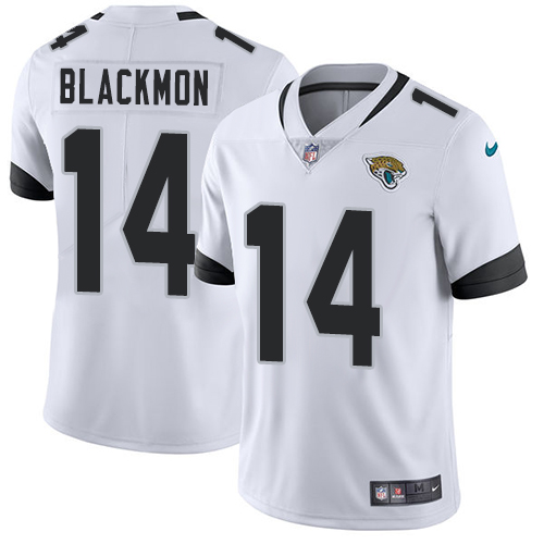 Jacksonville Jaguars #14 Justin Blackmon White Men's Stitched Vapor Untouchable Limited Jersey Men's