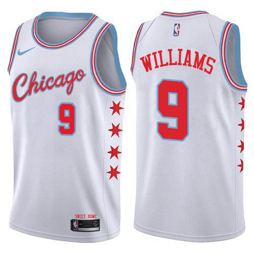 Chicago Bulls #9 Patrick Williams White Youth Swingman City Edition Jersey Youth