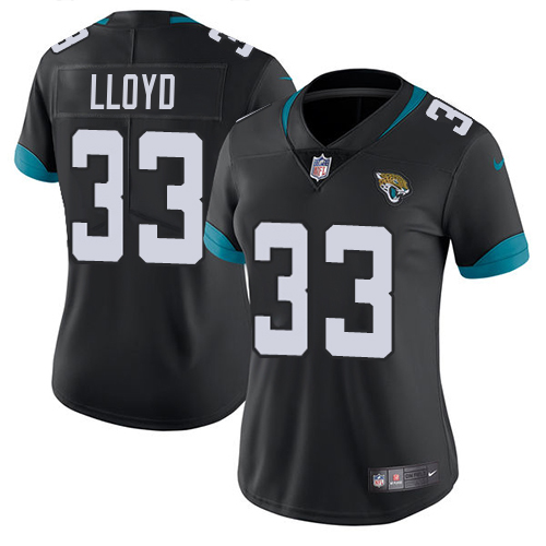 Jaguars #33 Devin Lloyd Black Team Color Women's Stitched Vapor Untouchable Limited Jersey