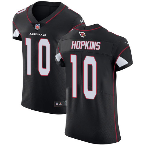 Cardinals #10 DeAndre Hopkins Black Alternate Men's Stitched New Elite Jersey
