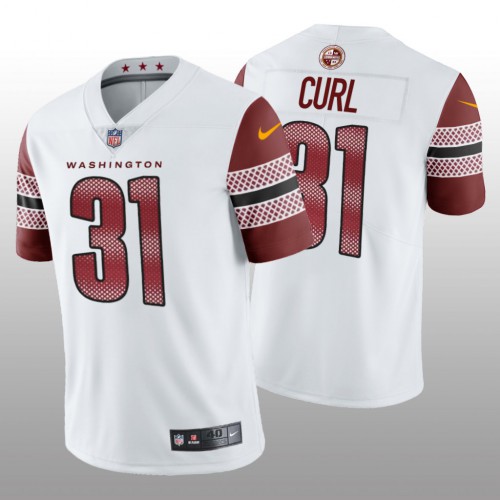 Washington Washington Commanders #31 Kamren Curl Men's Vapor Limited Jersey - White Men's