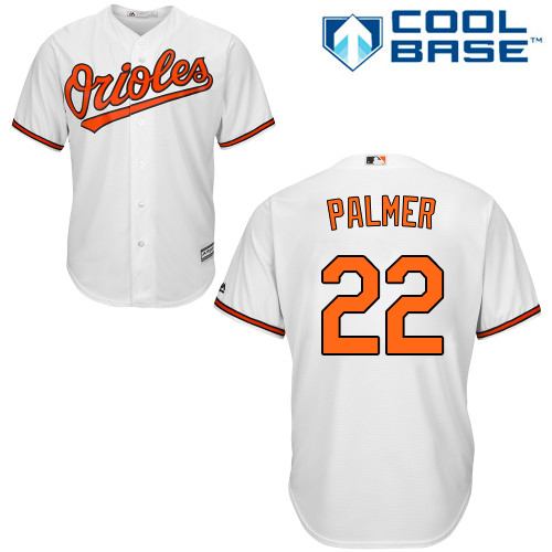 Baltimore Orioles #22 Jim Palmer White Cool Base Stitched Youth Jersey Youth
