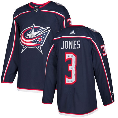Adidas Columbus Blue Jackets #3 Seth Jones Navy Blue Home Authentic Stitched Youth Jersey Youth
