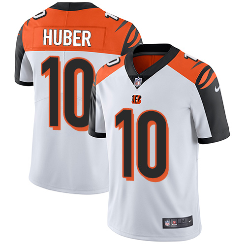 Cincinnati Bengals #10 Kevin Huber White Men's Stitched Vapor Untouchable Limited Jersey Men's