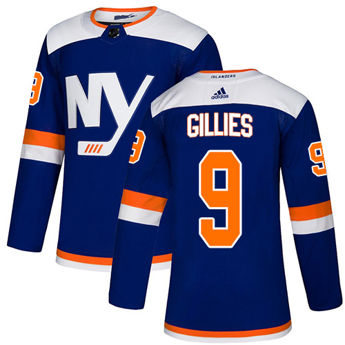 Adidas New York Islanders #9 Clark Gillies Blue Authentic Alternate Stitched Jersey Men's