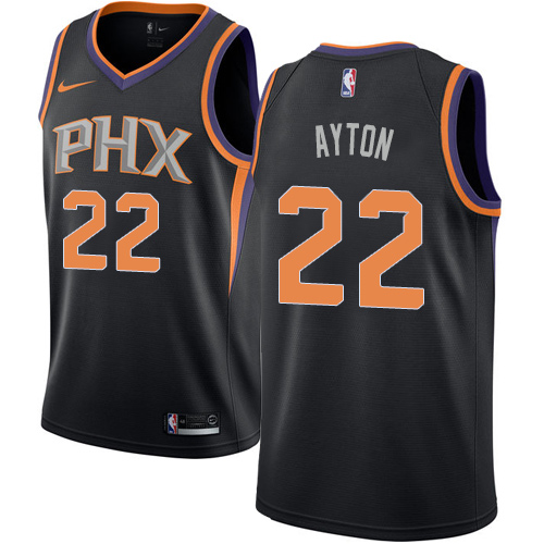 Phoenix Suns #22 Deandre Ayton Black Womens Swingman Statement Edition Jersey Womens
