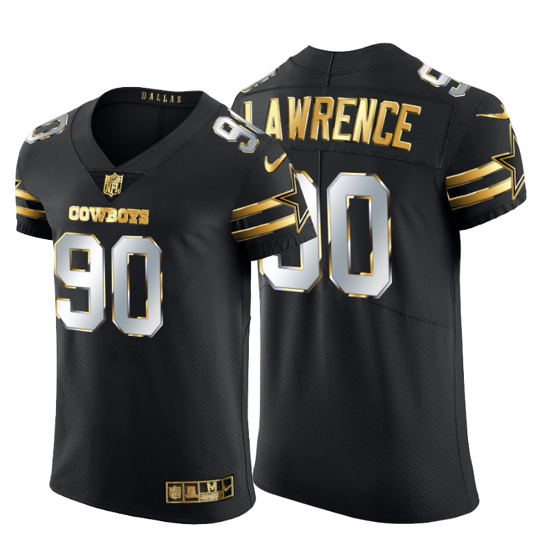 Dallas Cowboys #90 Demarcus Lawrence Men's Black Edition Vapor Untouchable Elite Jersey