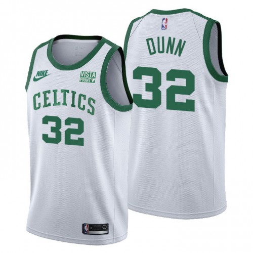 Boston Boston Celtics #32 Kris Dunn Youth Releases Classic Edition 75th Anniversary Jersey White Youth