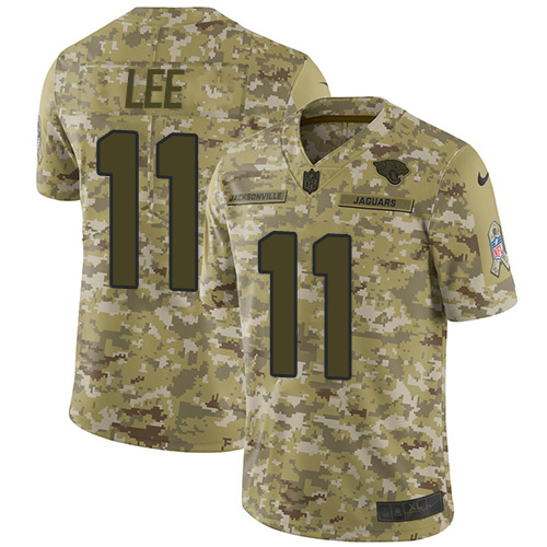 Jacksonville Jaguars #11 Marqise Lee Camo Youth Stitched Limited 2018 Salute to Service Jersey Youth