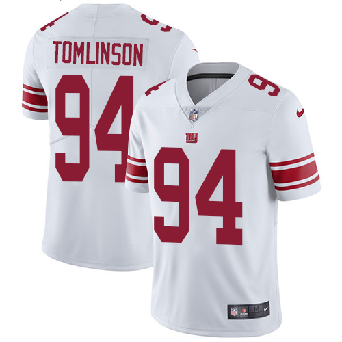 New York Giants #94 Dalvin Tomlinson White Youth Stitched Vapor Untouchable Limited Jersey Youth