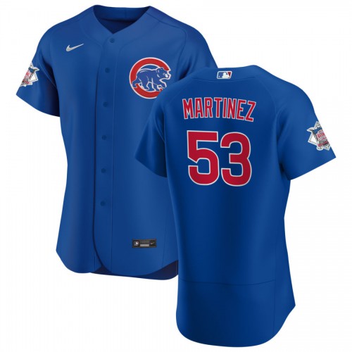 Chicago Chicago Cubs #53 Jose Martinez Men's Royal Alternate 2020 Authentic Player Jersey Men's