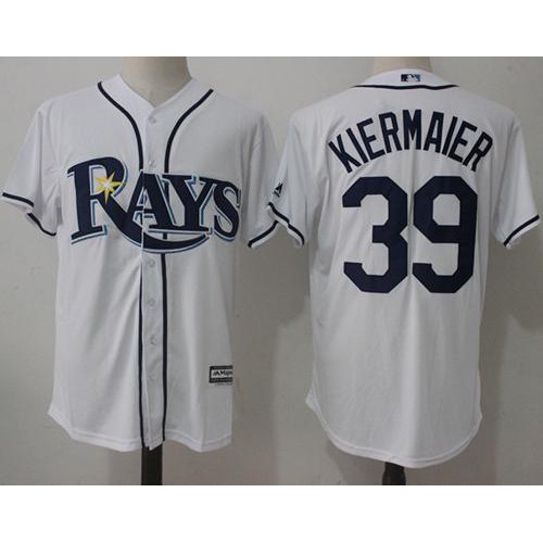 Tampa Bay Rays #39 Kevin Kiermaier White New Cool Base Stitched Jersey Men's