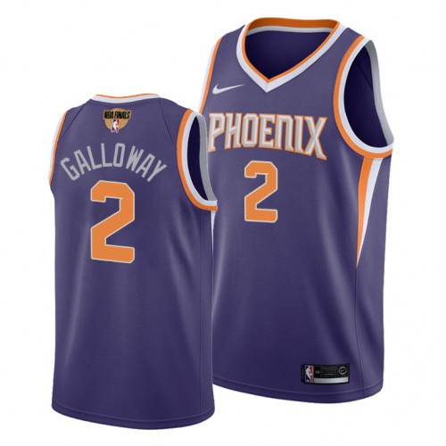 Phoenix Suns #2 Langston Galloway Youth 2021 Finals Bound Swingman Icon Edition Jersey Purple Youth