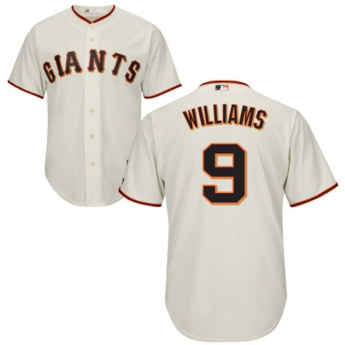 San Francisco Giants #9 Matt Williams Cream Cool Base Stitched Youth Jersey Youth