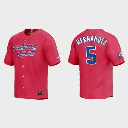 Enrique Hernandez World Baseball Classic 2023 World Baseball Classic Jersey – Red