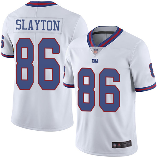 New York Giants #86 Darius Slayton White Men's Stitched Limited Rush Jersey Men's