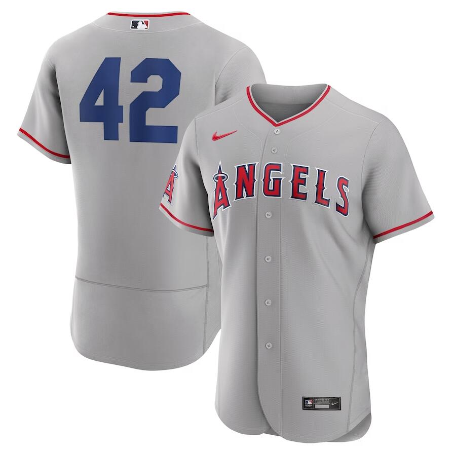 Los Angeles Angels 2023 Jackie Robinson Day Gray Men's Authentic Jersey
