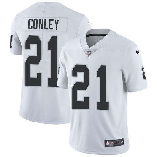 Las Vegas Raiders #21 Gareon Conley White Men's Stitched Vapor Untouchable Limited Jersey Men's