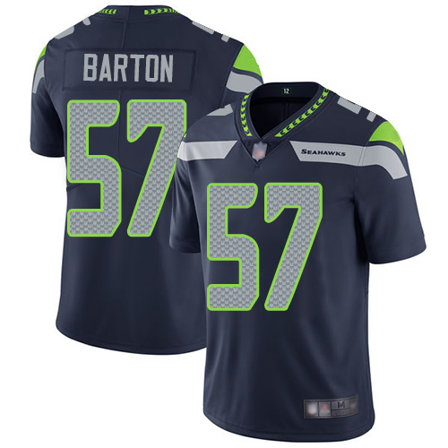 Seattle Seahawks #57 Cody Barton Steel Blue Team Color Men's Stitched Vapor Untouchable Limited Jersey Men's