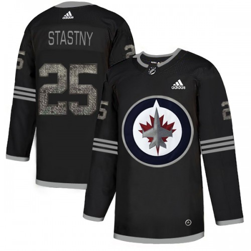 Adidas Winnipeg Jets #25 Paul Stastny Black Authentic Classic Stitched Jersey Men's