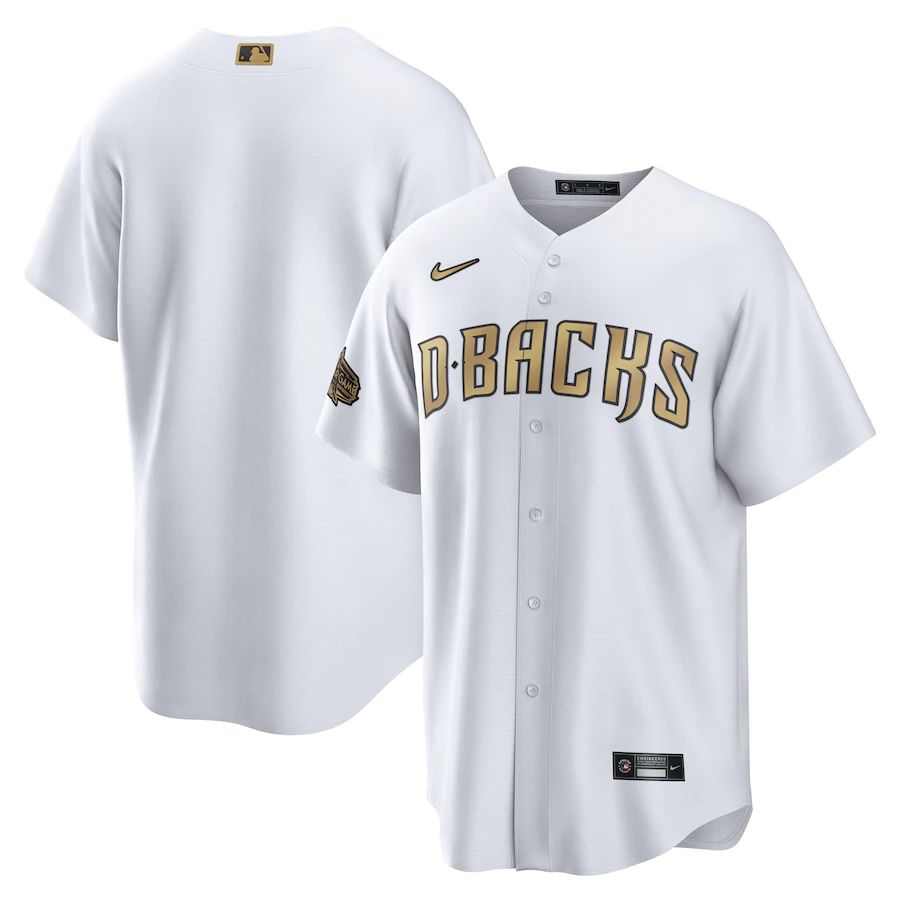Arizona Diamondbacks Blank Men's White 2022 All-Star Game Replica Jersey
