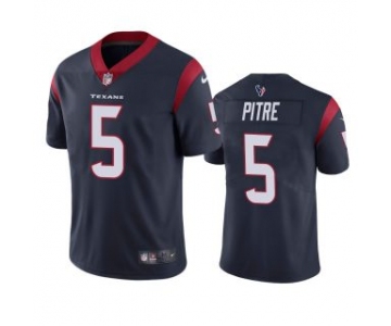 Men's Youth Women's Houston Texans #5 Jalen Pitre Navy Vapor Untouchable Limited Stitched Jersey