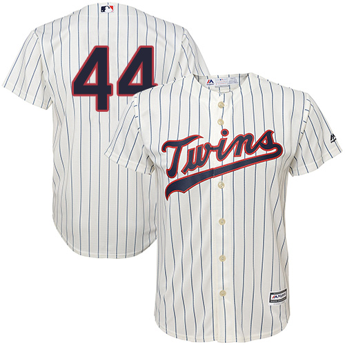 Minnesota Twins #44 Kyle Gibson Cream Strip Cool Base Stitched Youth Jersey Youth