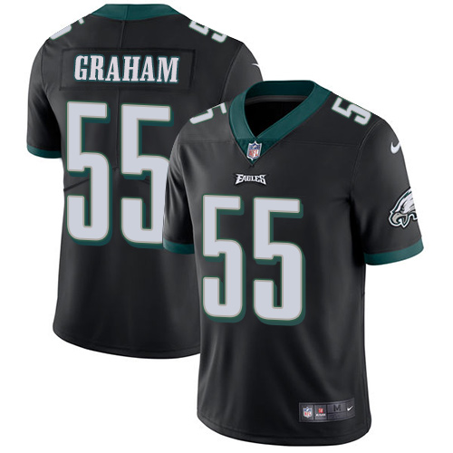 Eagles #55 Brandon Graham Black Alternate Youth Stitched Vapor Untouchable Limited Jersey
