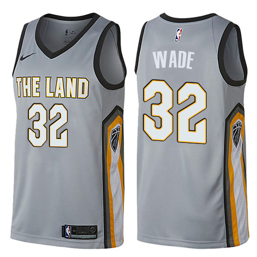 Cleveland Cavaliers #32 Dean Wade Gray Swingman City Edition Jersey Mens