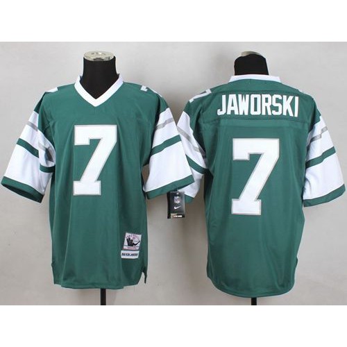 Mitchell And Ness Philadelphia Eagles #7 Ron Jaworski Green Stitched Throwback Jersey Men's