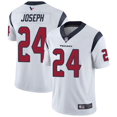 Houston Texans #24 Johnathan Joseph White Men's Stitched Vapor Untouchable Limited Jersey Men's